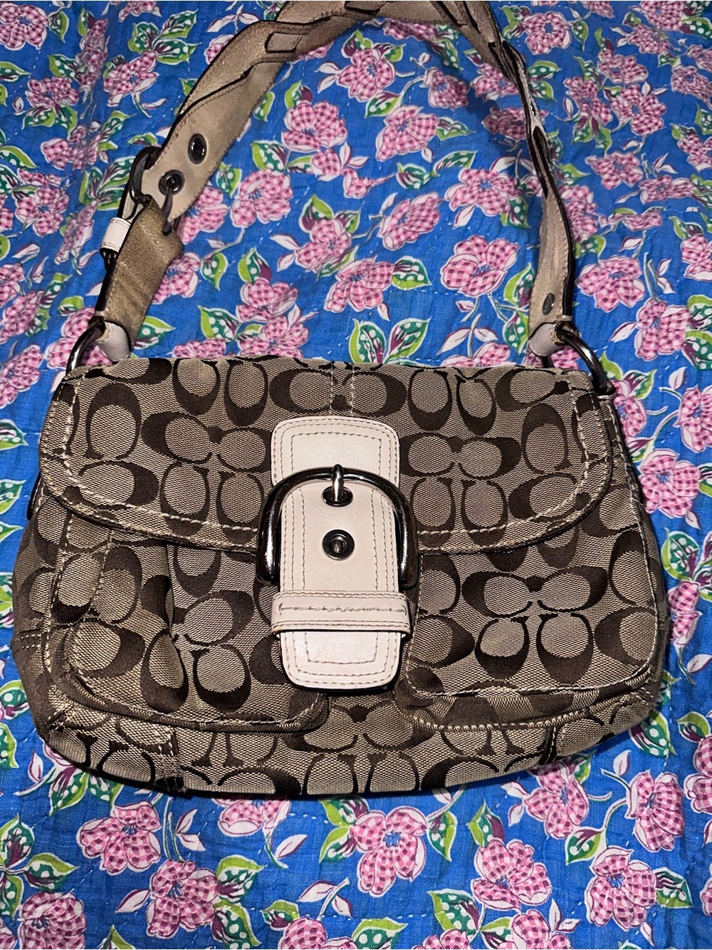 Coach Y2K SoHo Braided Strap Buckle Bag